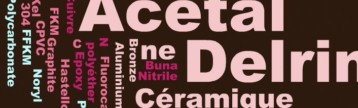 Noms de tous les matériaux